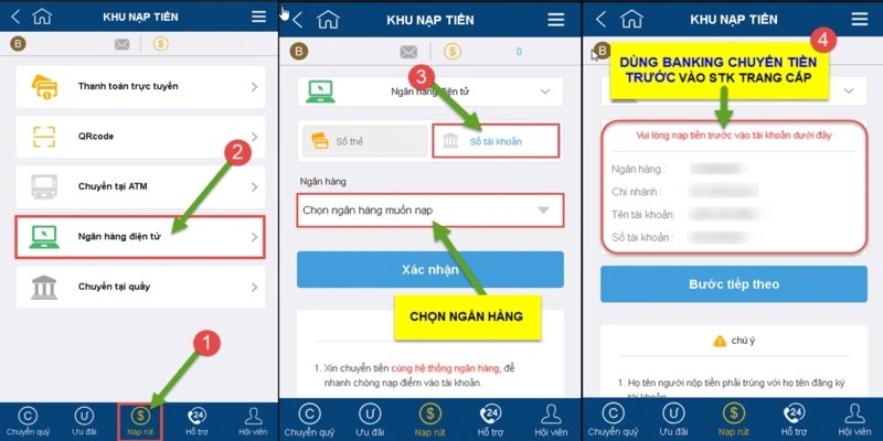 Nạp Tiền Kubet - Tham Gia Cá Cược Nhanh Chóng 2025 3 Hướng dẫn nạp tiền vào acc Kubet
